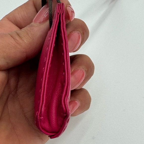 Authentic Hermes Sac Orange Bag Charm in Rose Mexico with Original Box - Picture 10 of 11